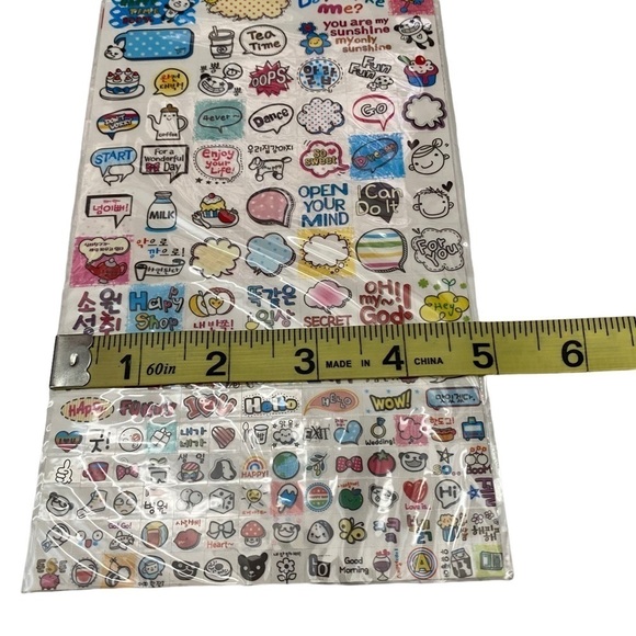 Set of 3 Korean Novelty Stickers - Picture 14 of 14